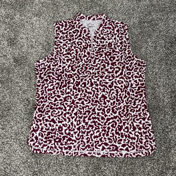 Women's Sleeveless Printed Golf Polo Nike Dri-FIT Victory - Picture 2 of 5